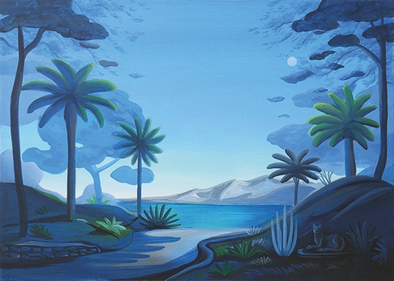 Susa Reinhardt: Blue Night, 2018